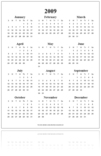 Calendar Preview