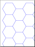 Hexagonal Graph Paper Preview